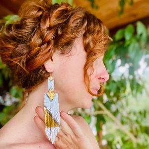 ** SOLD ** Handmade Beaded Earrings